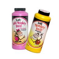 anti-monkey butt friction-relief powder, original & lady logo