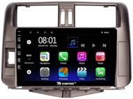 🚗 android 10 car navigation stereo multimedia player gps radio ips 2.5d touch screen for toyota landcruiser prado 2010-2013 logo