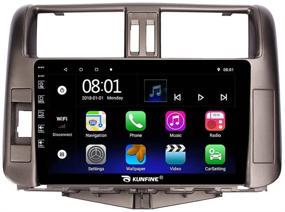 img 4 attached to 🚗 Android 10 Car Navigation Stereo Multimedia Player GPS Radio IPS 2.5D Touch Screen for Toyota Landcruiser Prado 2010-2013