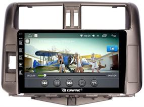 img 3 attached to 🚗 Android 10 Car Navigation Stereo Multimedia Player GPS Radio IPS 2.5D Touch Screen for Toyota Landcruiser Prado 2010-2013