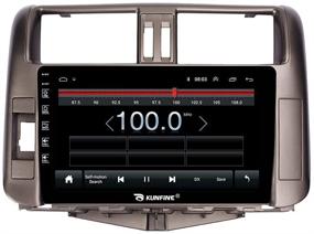 img 2 attached to 🚗 Android 10 Car Navigation Stereo Multimedia Player GPS Radio IPS 2.5D Touch Screen for Toyota Landcruiser Prado 2010-2013