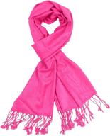 💜 luxury purple fashion womens scarf: trendy women's accessory for a touch of elegance logo