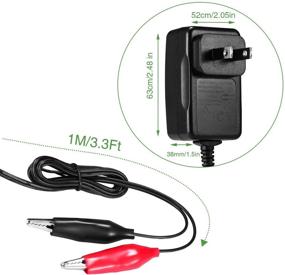 img 2 attached to ⚡ [UL Listed] 6-Volt Charger for Moultrie Battery (Input 100-240V, Output 6V 0.6A) - Enhanced SEO