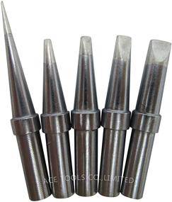 img 4 attached to 🔧 5 PCS ACE Brand Replacement Soldering Tips ETS ETA ETB ETC ETD for WELLER WE1010 WE1010NA WES51 WES50 WESD51 WESD50 PES51 PES50 LR21 LR20 Solder Iron Handle Tip Welding Bit