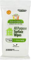 👶 babyganics fragrance-free all purpose wipes - 25 ct logo