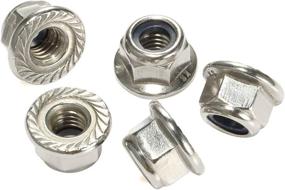 img 1 attached to M12 1 75 Serrated Flanged Locknuts Stainless