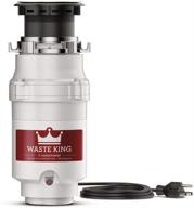 waste king l-1001 garbage disposal with power cord, 1/2 hp: efficient and reliable waste management solution логотип