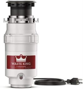 img 4 attached to Waste King L-1001 Garbage Disposal with Power Cord, 1/2 HP: Efficient and Reliable Waste Management Solution