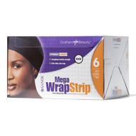 🖤 mega wrap strip refills black: 6 packs - 240 strips логотип