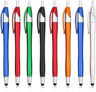 liromna 8 pack universal stylus pens for touch screens: 2 in 1 capacitive stylus ballpoint pen for ipad, iphone, tablets, samsung galaxy & more logo