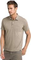 👕 prana short sleeve khaki small: comfortable and versatile everyday wear logo