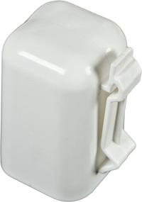 img 1 attached to 🔌 White Zareba ITCPW-Z T-Post Safety Cap and Insulator, Pack of 10