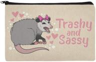🗑️ revolutionary trashy opossum makeup organizer: your ultimate cosmetics caddy! logo