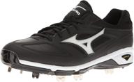 mizuno dominant baseball shoes white black логотип