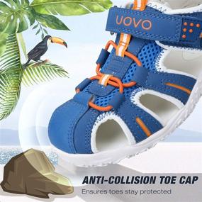 img 1 attached to Ultimate UOVO Sandals: Top-rated Athletic Outdoor Boys' Shoes for Toddlers