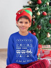 img 2 attached to 🎄 Stay Festive with TeeStars Robot Christmas Sweater Sweatshirt for Boys' Clothing