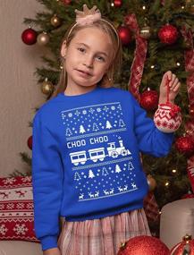 img 3 attached to 🎄 Stay Festive with TeeStars Robot Christmas Sweater Sweatshirt for Boys' Clothing