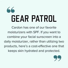 img 2 attached to Cardon Men’s Face Moisturizer with SPF 30: Lightweight Oil-Free Sunscreen for Men & Women - Reef-Safe Korean Sunscreen with Vitamin E Cactus Extract (1 Bottle - 35ml)