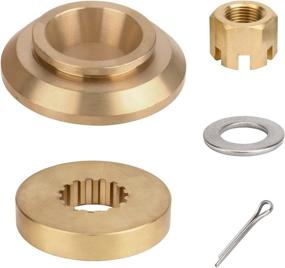 img 2 attached to 🚀 Enhance Performance with VIF Installation Hardware Kits for Yamaha Outboard Propellers: 40-55hp/60-85hp/150-300hp - Complete with Thrust Washer, Spacer, Nut, Washer, and Cotter Pin