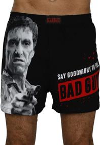 img 2 attached to Scarface Montana Boxer Shorts Pajama Men's Clothing in Sleep & Lounge