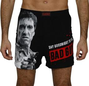 img 3 attached to Scarface Montana Boxer Shorts Pajama Men's Clothing in Sleep & Lounge