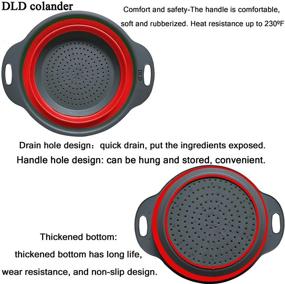 img 2 attached to Collapsible Colander Foldable DLD Space Saving