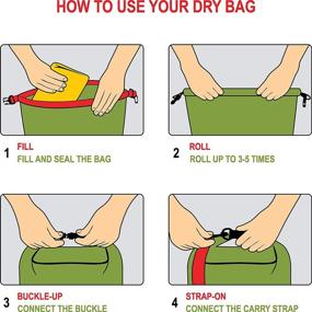 img 1 attached to 🌊 High-quality Waterproof Dry Bag with Phone Pouch and Waist Bag (5L/10L/20L/30L) - Ideal Travel Gear for Kayaking, Swimming, Rafting, Boating, Beach, Camping, Fishing, Hiking, Snorkeling