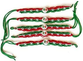 img 4 attached to Mexico Friendship Bracelets Mexican Tricolor