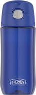 🍇 blueberry thermos funtainer 16 oz plastic hydration bottle with spout logo