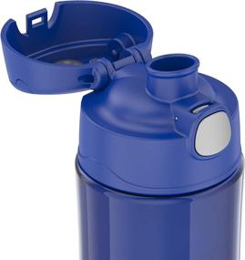 img 2 attached to 🍇 Blueberry Thermos Funtainer 16 oz Plastic Hydration Bottle with Spout