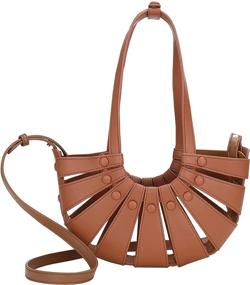 img 3 attached to Womens Crossbody Shoulder Leathr Handbag