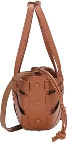 img 2 attached to Womens Crossbody Shoulder Leathr Handbag