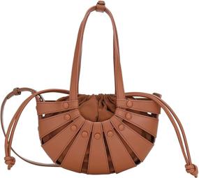 img 4 attached to Womens Crossbody Shoulder Leathr Handbag