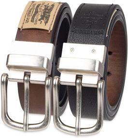 img 4 attached to 👖 Levis Boys' Reversible Beveled Belts: Trendy Medium Inches Accessories for Style-savvy Teens