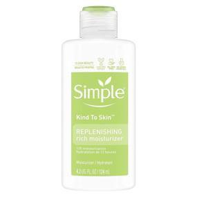 img 4 attached to Simple Kind to Skin Face Moisturizer - Replenishing Rich 12-Hour Moisturization for Sensitive Skin (4.2 oz) All Skin Types