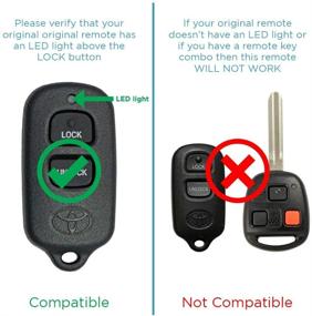 img 1 attached to 🔑 Бесключевой пульт Keyless2Go RS3200 для замены автомобильных ключей с дистанционным управлением для установленного дилером бесключевого входа