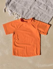img 1 attached to 👶 Leveret Short Sleeve Guard: Premium Swimwear for Boys, Ages 9-12 Months