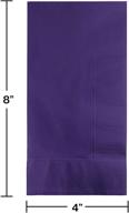 enhanced seo: creative converting touch of color 2-ply purple paper dinner napkins - pack of 100 logo