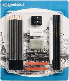 img 4 attached to AmazonBasics Sketch Drawing Pencil Set