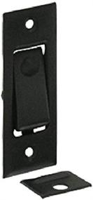 img 1 attached to 🔒 Deltana PDB42 3-1/16" Solid Brass Pocket Door Jamb Bolt Black - Secure Your Pocket Doors with Style