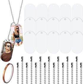 img 4 attached to Sublimation Aluminum Stamping Pendants Personalized Printmaking