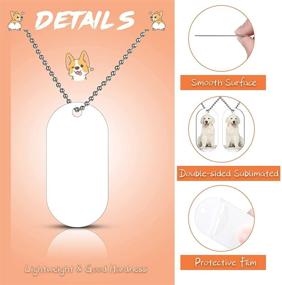 img 2 attached to Sublimation Aluminum Stamping Pendants Personalized Printmaking