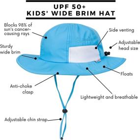 img 3 attached to 🧢 SwimZip Unisex Child Protection Hats & Caps: Adjustable Boys' Accessories for Ultimate Sun Safety