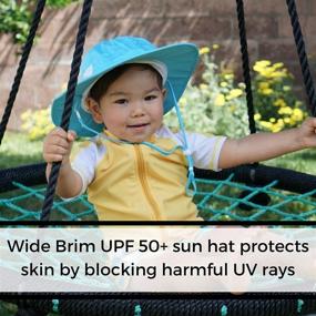 img 2 attached to 🧢 SwimZip Unisex Child Protection Hats & Caps: Adjustable Boys' Accessories for Ultimate Sun Safety