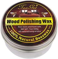 🪵 7oz tooget wood seasoning beeswax furniture polish, restoration & care beeswax for wooden surfaces, wood protection - ideal for furniture, bamboo logo