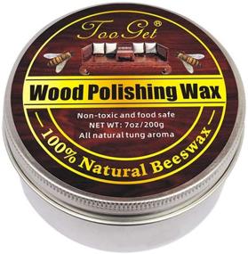 img 4 attached to 🪵 7OZ TooGet Wood Seasoning Beeswax Furniture Polish, Restoration & Care Beeswax for Wooden Surfaces, Wood Protection - Ideal for Furniture, Bamboo