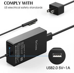 img 3 attached to Surface Charger Laptop Adapter Microsoft