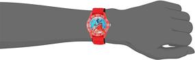 img 3 attached to 🕒 Disney Boy's 'Finding Dory' Red Quartz Plastic and Nylon Watch, Model: W002745