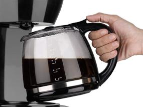 img 1 attached to ☕ Кофеварка BLACK+DECKER на 12 чашек с программированием в стильном черном цвете для идеального заваривания