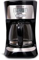 ☕ black+decker 12-cup programmable coffee maker in sleek black for a perfect brew logo